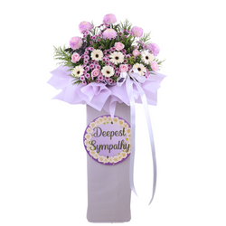 Heartfelt Influence Condolence Flower Stand