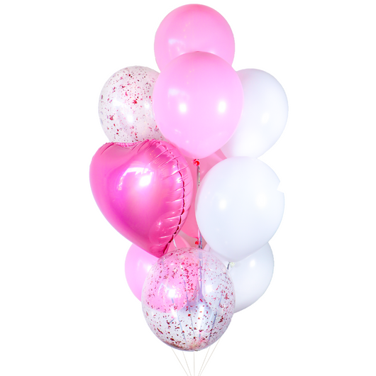 Sweet Pink Balloon Bunch