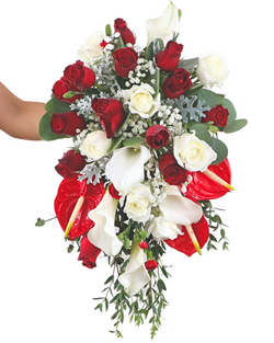 Cascading Bridal Bouquet - Mayesh
