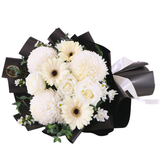 Pure Heart Sympathy Hand Bouquet