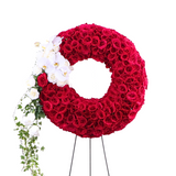 Dearly Beloved Condolences Wreath