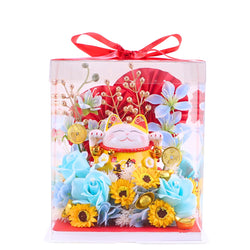 Fortune Cat Rich Blossom
