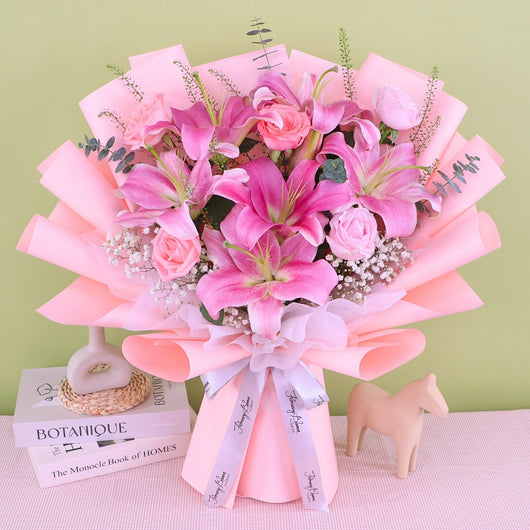 lily flower for birthday Fresh Flowers Birthday Bouquet