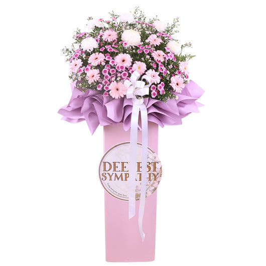 Heartfelt Influence Condolence Flower Stand