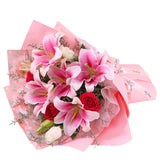 Rosa Lily Flower