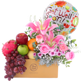 Get Well Wishes Fruit Basket