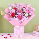 Rosa Lily Flower
