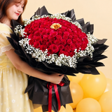 Romantic Red Bloom