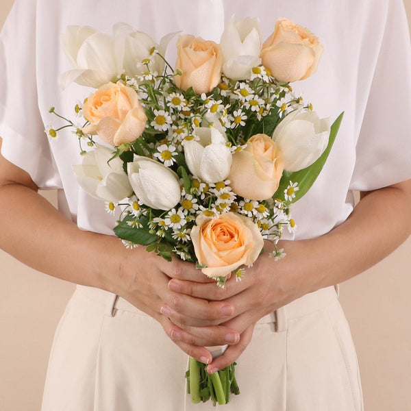 Tulip Bridal Bouquet - Cecily