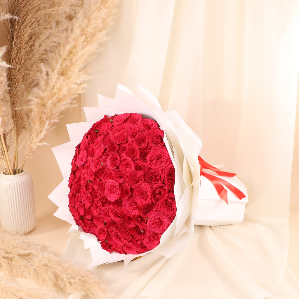 February Spa Roses For Her Roses | 99 roses – February Bloom Florist