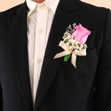 Pink Rose Boutonniere Delivery KL & PJ