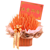 Golden Harvest Wheat Basket