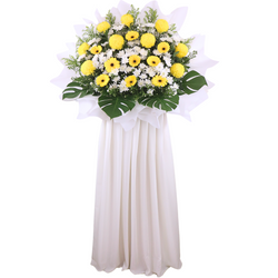 Calming Glory Condolences Flower Stand