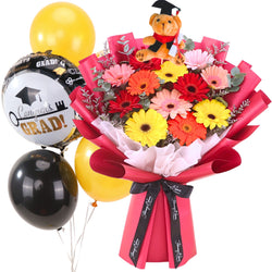 Full A's Grads Bundle Balloon Bunch