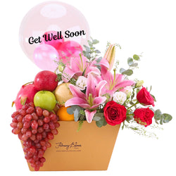 Get Well Wishes Fruit Basket
