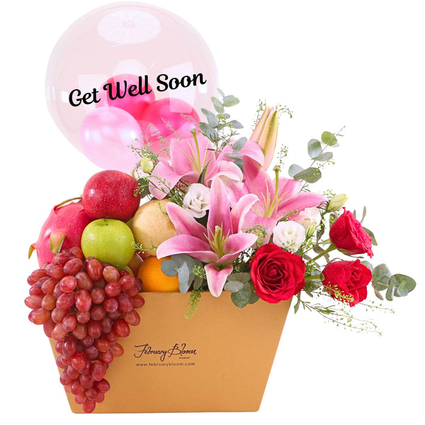 Get Well Wishes Fruit Basket