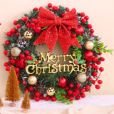 Crimson Christmas Wreath