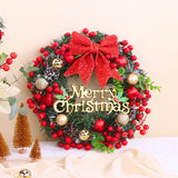 Crimson Christmas Wreath