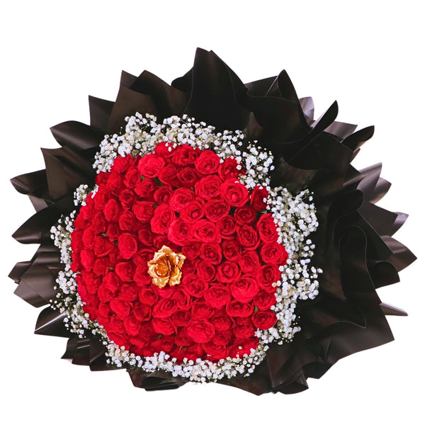 Romantic Red Bloom