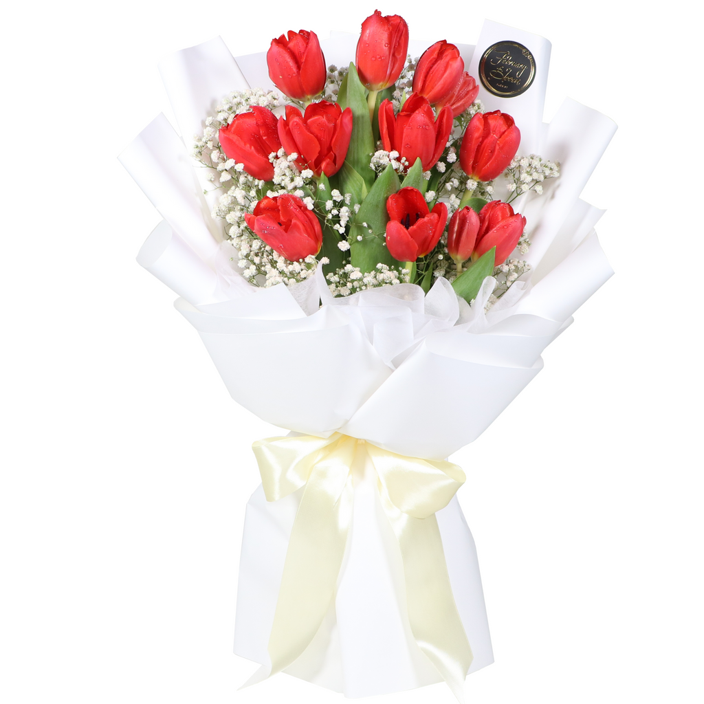Flower Delivery Klang Valley Tulip Bouquet February Bloom Florist