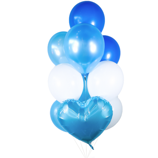 Ocean Blue Balloon Bunch
