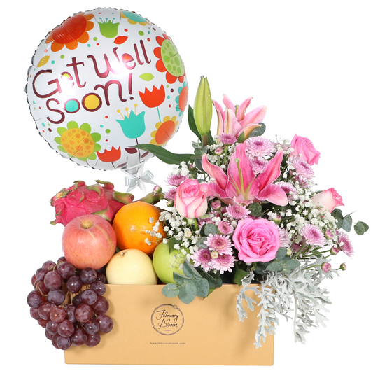 Get Well Wishes Fruit Basket