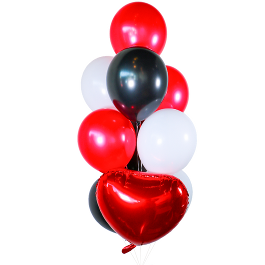 Red Theme Balloon Bunch