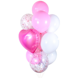 Sweet Pink Balloon Bunch